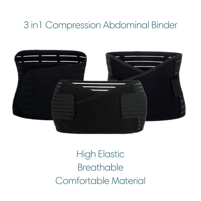The Belly Binder: 3-in-1 Abdominal Compression — Brobe